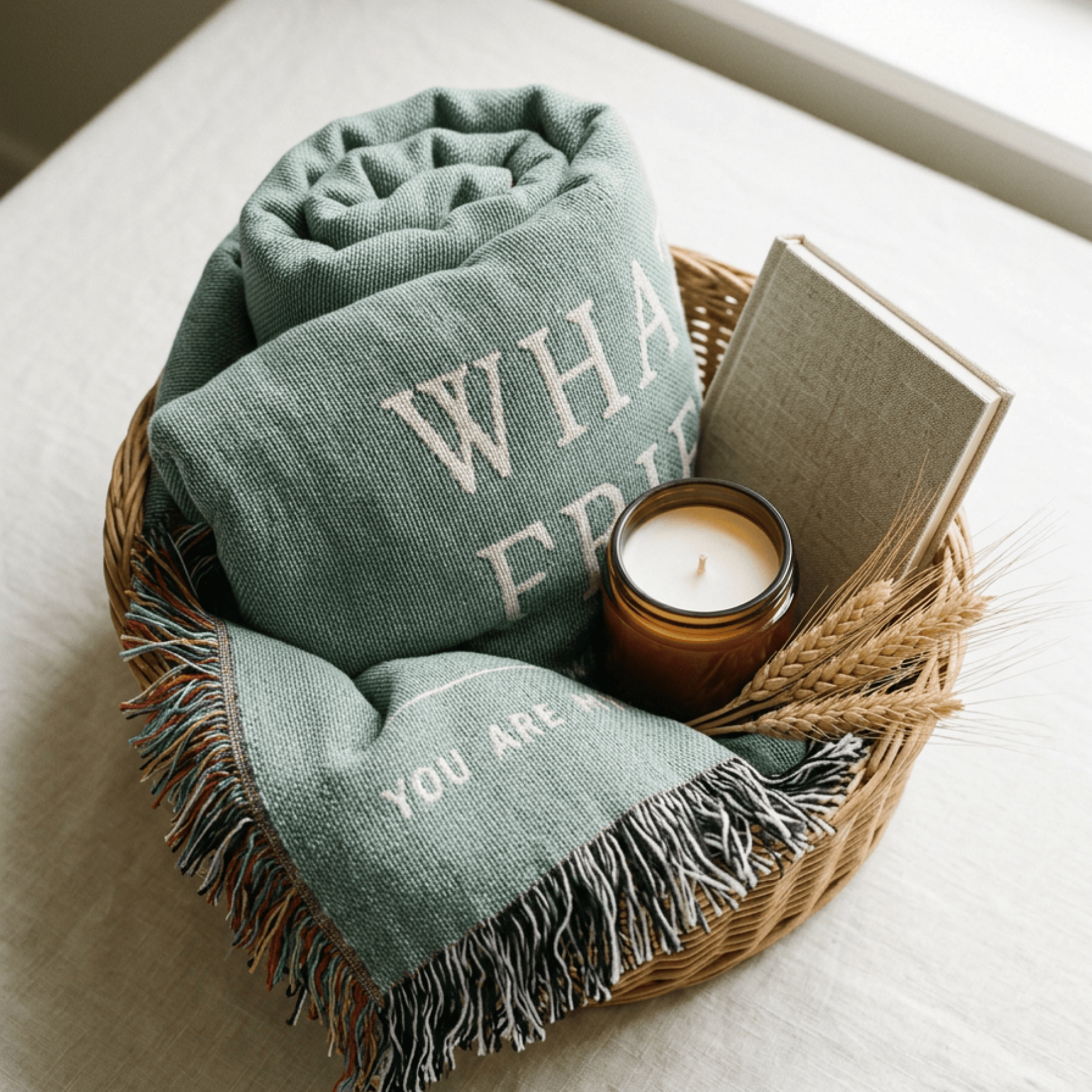 What a Friend We Have in Jesus Woven Blanket — Christian Hymn Throw