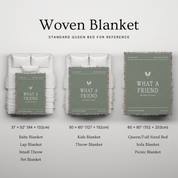 What a Friend We Have in Jesus Woven Blanket — Christian Hymn Throw