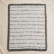 Wrapped in His Love & Comfort Woven Blanket