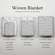 Wrapped in His Love & Comfort Woven Blanket
